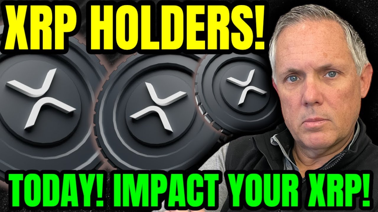 XRP HOLDERS! THIS COULD IMPACT YOUR XRP!