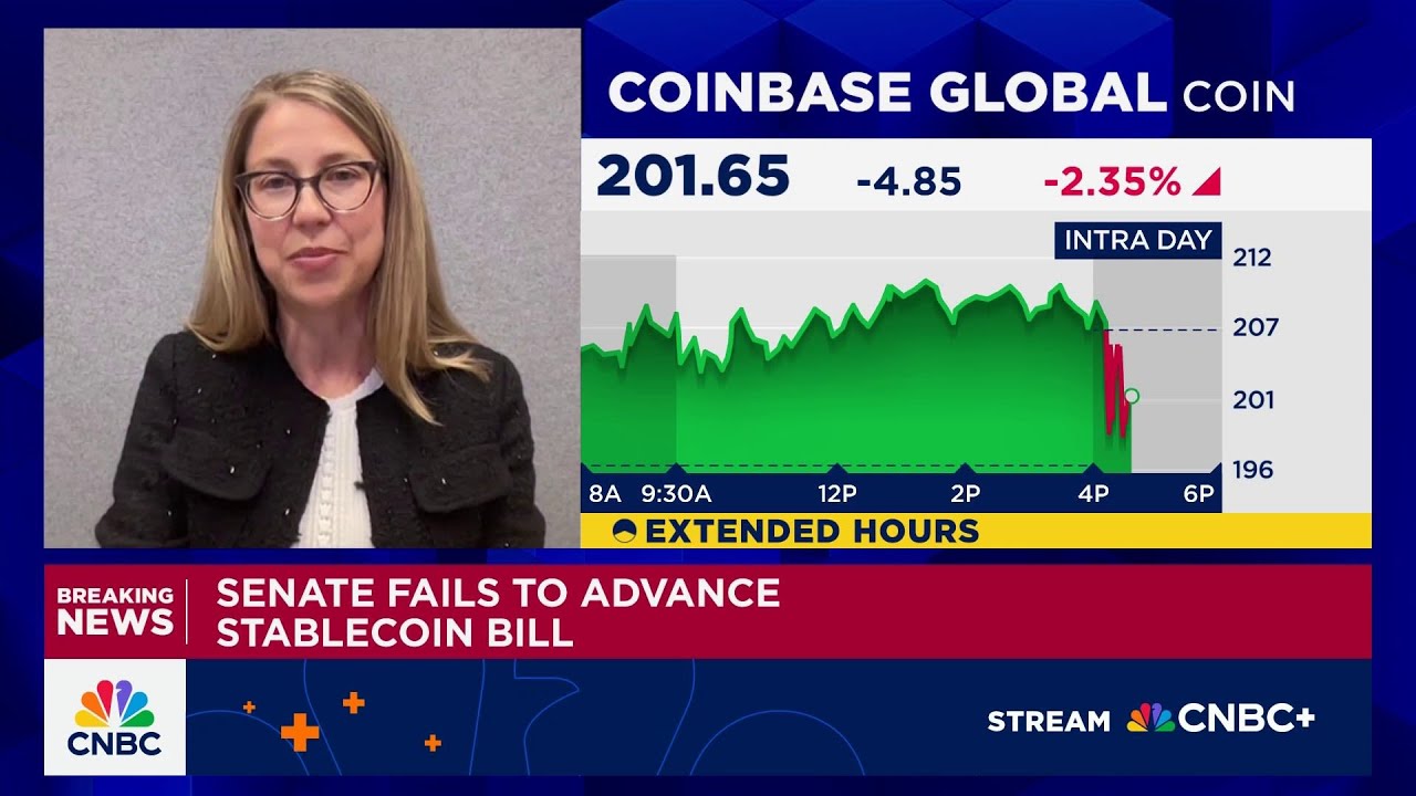 We're seeing growth in stablecoins despite choppy market, says Coinbase CFO Alesia Haas