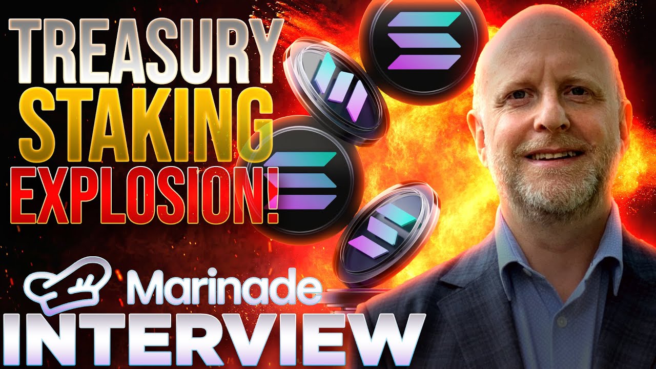 Solana Treasury + Staking Explosion Coming!🚨Marinade Finance INTERVIEW
