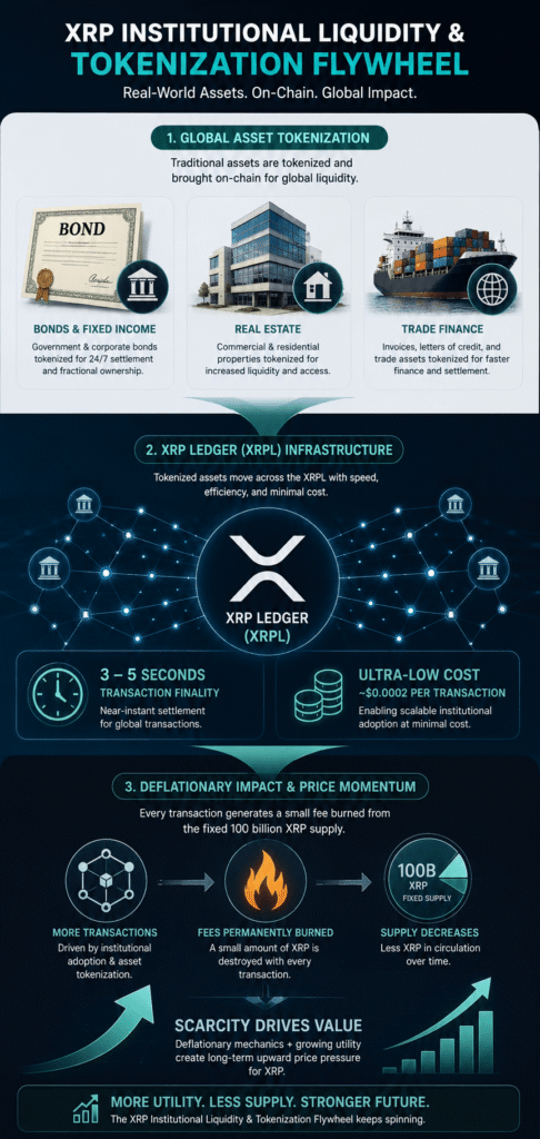 The Institutional XRP Supercycle: Unpacking the Trillion-Dollar Tokenization Flywheel